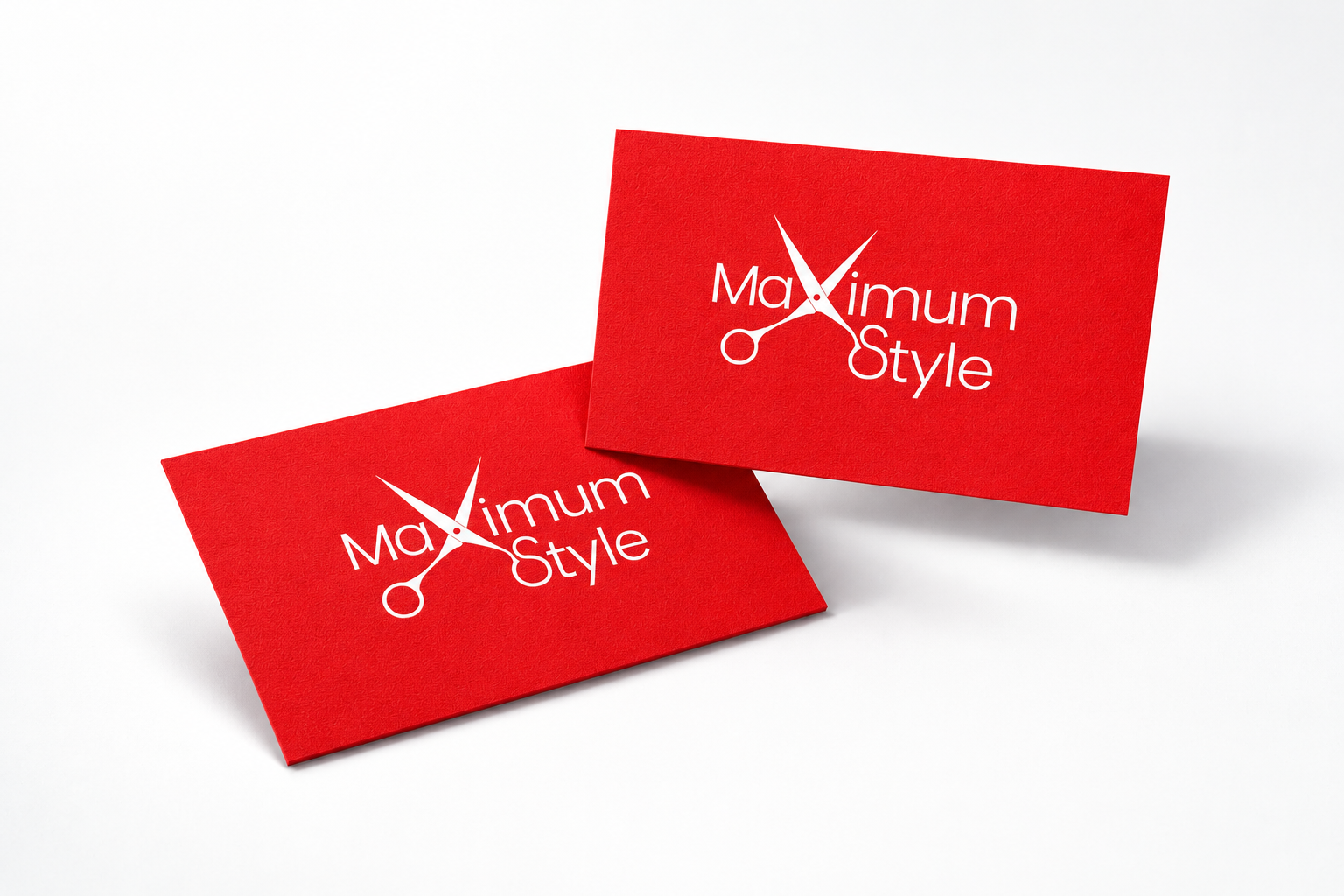 Maximum Style business card graphic design project