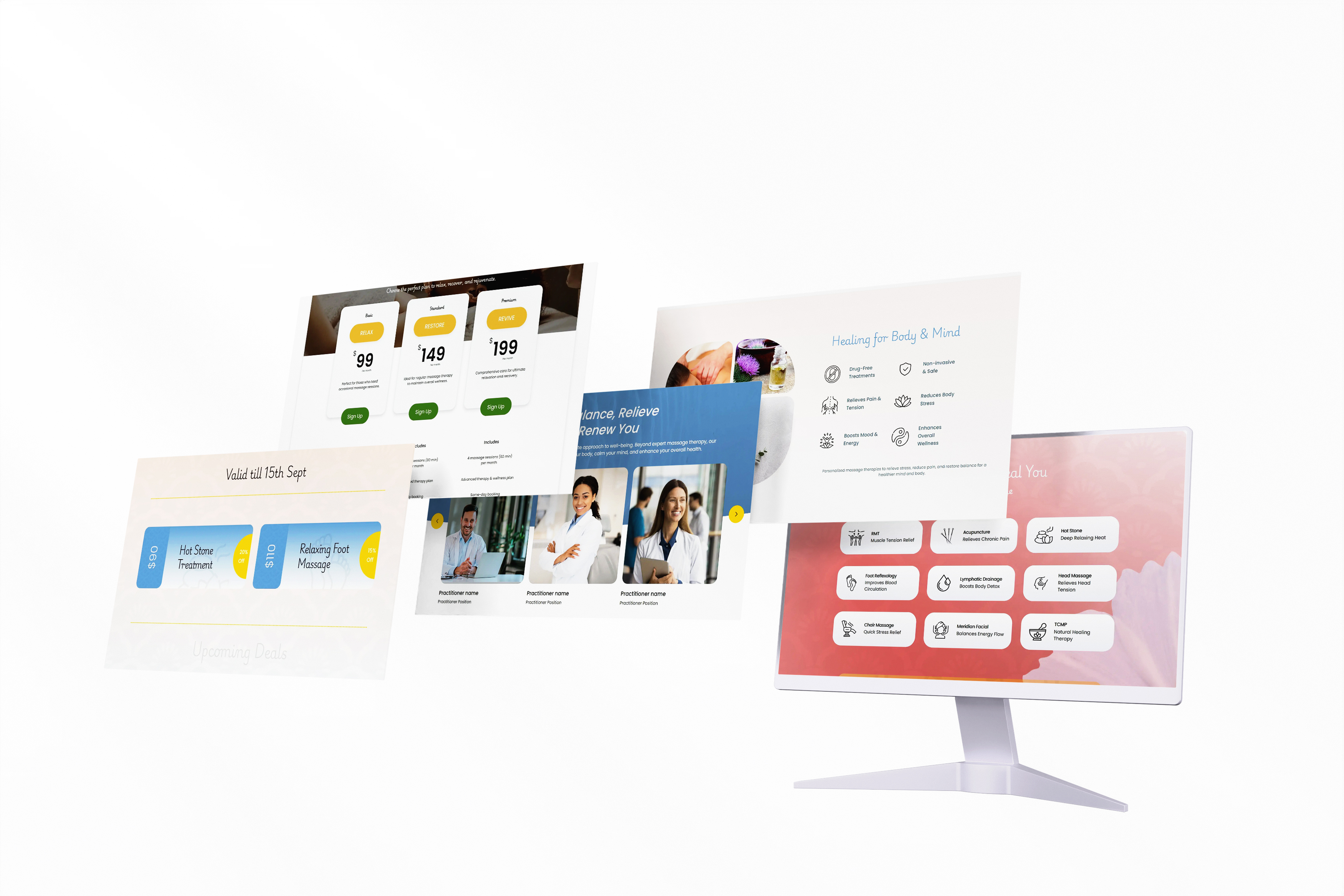 Acupuncture business website design project